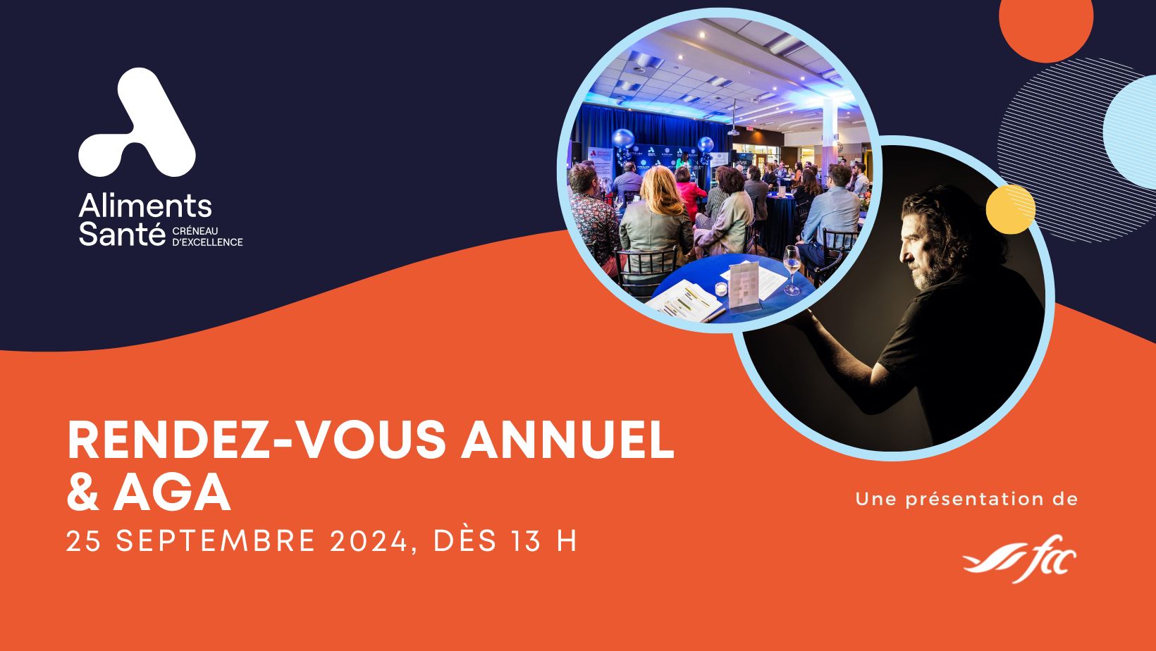 Rendez-vous annuel et AGA du Créneau d’excellence Aliments Santé