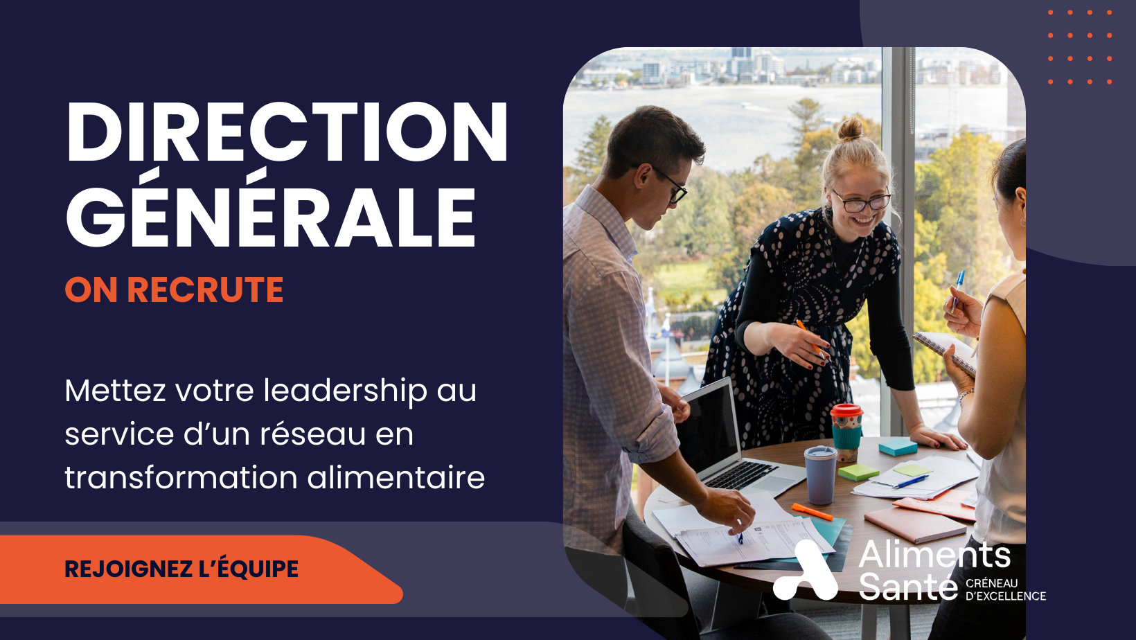 Offre d’emploi : direction générale
